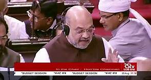 Amit Shah moves Statutory Resolutions revoking Article 370 in Jammu & Kashmir