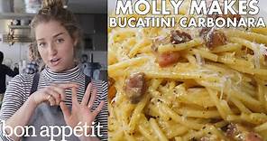 Molly Makes BA's Best Bucatini Carbonara | From the Test Kitchen | Bon ...
