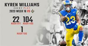 Kyren Williams Week 16 | Every Run vs New Orleans Saints | 2023 NFL Highlights