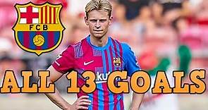 Frenkie de Jong - All 13 Goals for Barcelona so far - 2019-2022