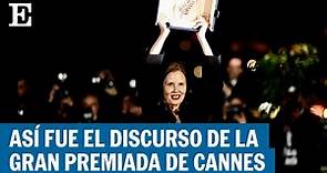 Cannes: El político discurso de Justine Triet tras ganar la Palma de Oro por Anatomía de una caída