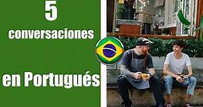 5 CONVERSACIONES Aprende Portugués con Conversaciones #métodoLINGUAE