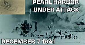 Rare Footage of the Attack on Pearl Harbor December 7 1941