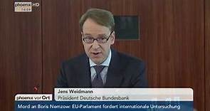 PK zum Jahresabschluss der Deutschen Bundesbank mit Jens Weidmann am 12.03.2015