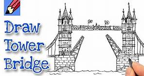 How to draw London's Tower Bridge