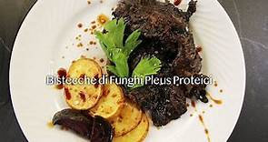 Bistecche di Funghi Pleus Proteici - vegan chef Davide Leo