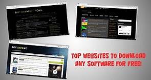 Top Websites to Download Any Software for Free 2017