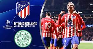 Atlético Madrid vs. Celtic: Extended Highlights | UCL Group Stage MD 4 | CBS Sports Golazo