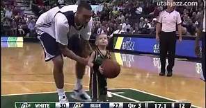 5-Year-Old JP Gibson Plays for the Utah Jazz