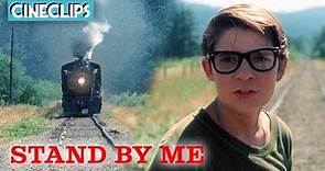Teddy Tries To Dodge A Train | Stand By Me | CineClips