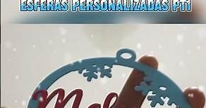 La forma MÁS FÁCIL de hacer ESFERAS de navidad 🎄 PERSONALIZADAS