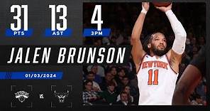 Jalen Brunson 31-PT double-double leads Knicks past Bulls 💪 | NBA on ESPN