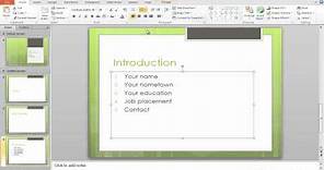 How to add bullets and list numbering in PowerPoint