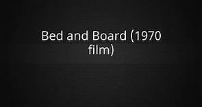 Bed and Board (1970 film)