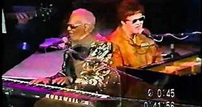 Diane Schuur performs with Ray Charles
