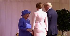 Trump Meets Queen Elizabeth at Windsor Castle