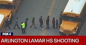 Arlington Lamar HS shooting: 1 shot, 1 injured, suspected shooter in custody