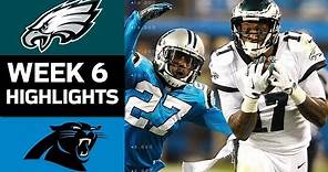 Eagles vs. Panthers | NFL Week 6 Game Highlights