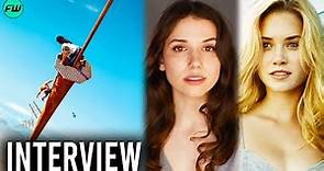 Grace Caroline Currey & Virginia Gardner Talk FALL (2022) | FandomWire Interview