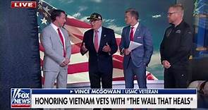 Vietnam veterans honored with traveling memorial