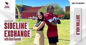 Sideline Exchange with K'von Wallace | Arizona Cardinals