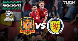 España vs Escocia - HIGHLIGHTS | UEFA Qualifiers 2023 | TUDN