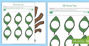 3D Family Tree Activity