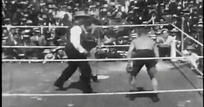 Tommy Burns vs Bill Squires - July 4, 1907