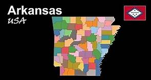 Arkansas, USA: All the 75 Counties