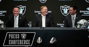 Josh McDaniels & Dave Ziegler Introductory Press Conference | Las Vegas Raiders | NFL