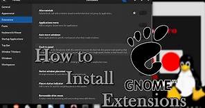 How to Install Gnome Extensions