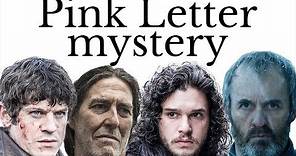 Pink Letter: who will win Winterfell in the Game of Thrones books?