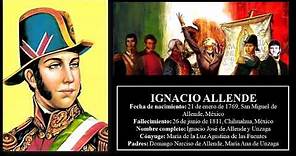 Biografía de Ignacio Allende.
