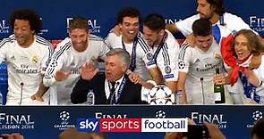 Real Madrid players invade Carlo Ancelotti's press conference