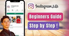 How to Use Instagram Lite App !
