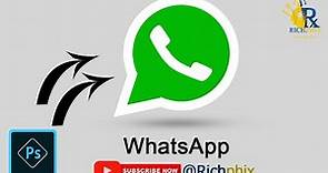 How to create/design a WhatsApp Logo in Photoshop.