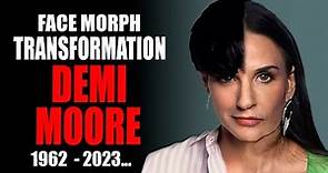 Demi Moore - Transformation (Face Morph Evolution 1962 - 2023...)