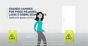 ¡Conoce cómo estar seguro mientras caminas en tu trabajo!