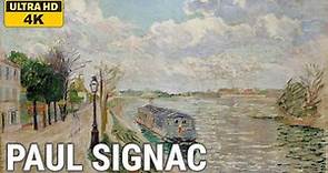 Paul Signac: A collection of 10 oil paintings with title and year, 1885-1886 [4K]