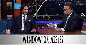 Keanu Reeves Takes The Colbert Questionert