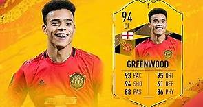 FIFA 20: MASON GREENWOOD 94 RTTF (ROAD TO THE FINAL) PLAYER REVIEW I FIFA 20 ULTIMATE TEAM
