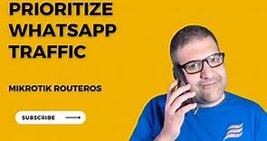 Prioritize Whatsapp Traffic using MikroTik RouterOS