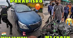 NEPAL🇳🇵Ride par Ninja H2 Crash 😭 gadi wale se hua tagda jhagda 😡 Ep. 02