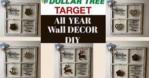 Dollar Tree\Target Dollar Spot QUICK, EASY, BUDGET Friendly WALL Decor DIY | INTERCHANGEABLE Decor