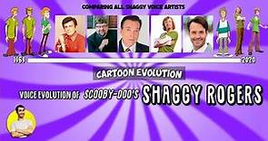Voice Evolution of SHAGGY ROGERS (SCOOBY-DOO) - 51 Years Compared & Explained | CARTOON EVOLUTION