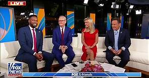 Lawrence Jones kicks off first morning as 'Fox & Friends' co-host