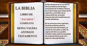 ORIGINAL: LA BIBLIA LIBRO DE " ZACARÍAS " COMPLETO REINA VALERA ANTIGUO TESTAMENTO