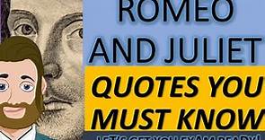 25 Romeo and Juliet Quotes You Must Know! GCSE English Literature Revision for William Shakespeare