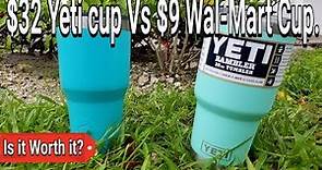 $32 YETI Cup Vs $9 Ozark WALMART Cup?! Is It Worth It? Suprising Outcome!