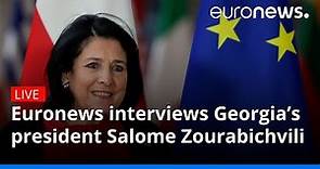 Euronews interviews Georgia’s president Salome Zourabichvili